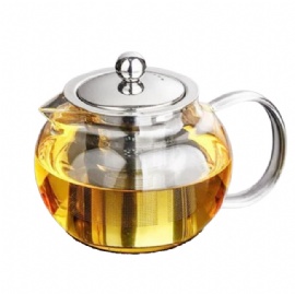 GTP0313 Glass Teapot with Stainless Steel Filter